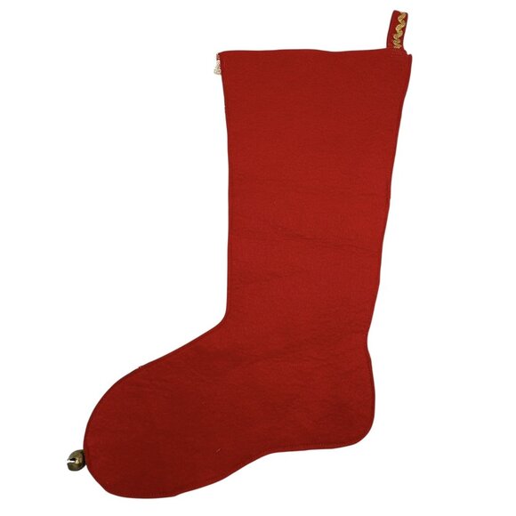 Vintage Needlepoint Christmas Stocking Flowers 80s Boho Cottagecore Grandmacore - Picture 4 of 4